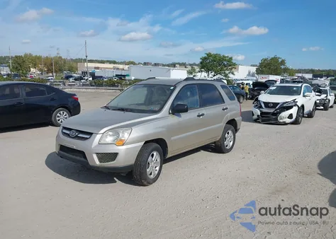 2009 Kia Sportage Lx V6 из США, поврежденный, VIN KNDJE723897593472